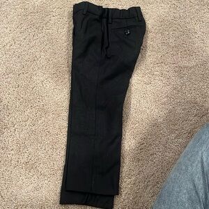 Crewcuts wool suit pants and coordinating vest. Charcoal gray.